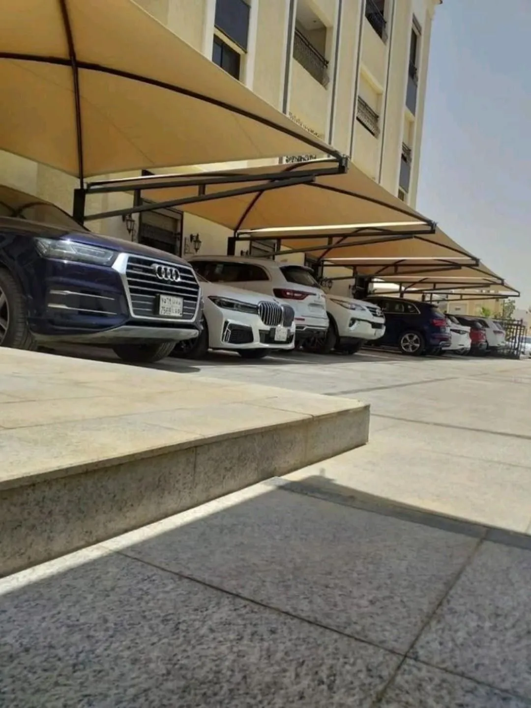 مشروع مظلات سيارات الرياض