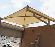 مظلات اقمشة